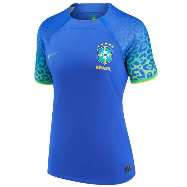 Camiseta Brasil 2ª Mujer 2022-2023